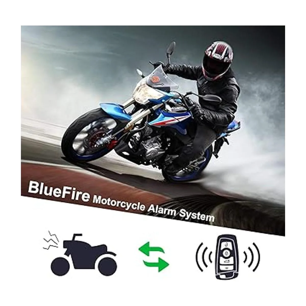 BlueFire Kit de seguridad de motocicleta mejorado sistema_2