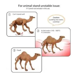 Figuras de animales de lobo VOLNAU 7 piezas de figuras de_6