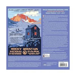 Póster del parque nacional de Rocky Mountain arte de los_3