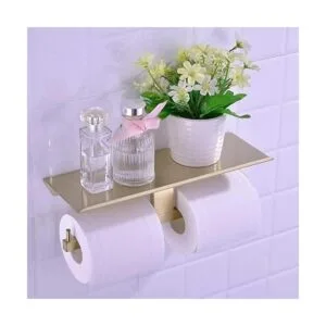 TRUSTMI Soporte de papel higiénico de doble rollo con_2