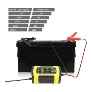 IEIK Cargador de batería inteligente automotriz de 12 V 5_2