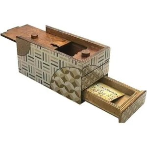 Enigma Decode Caja de rompecabezas secreta Soporte para_5