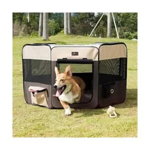 Aivituvin Parque de juegos portátil para perros pequeños y_6