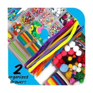 Juego de 1600 fundas de arte gigantes para niños de 6 años_4