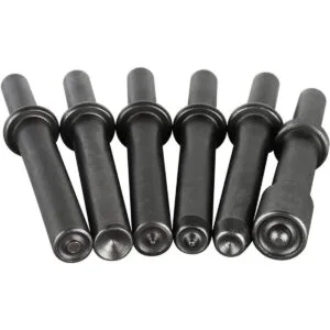 Juego de 7 brocas para martillo neumático 0.401 vástago de