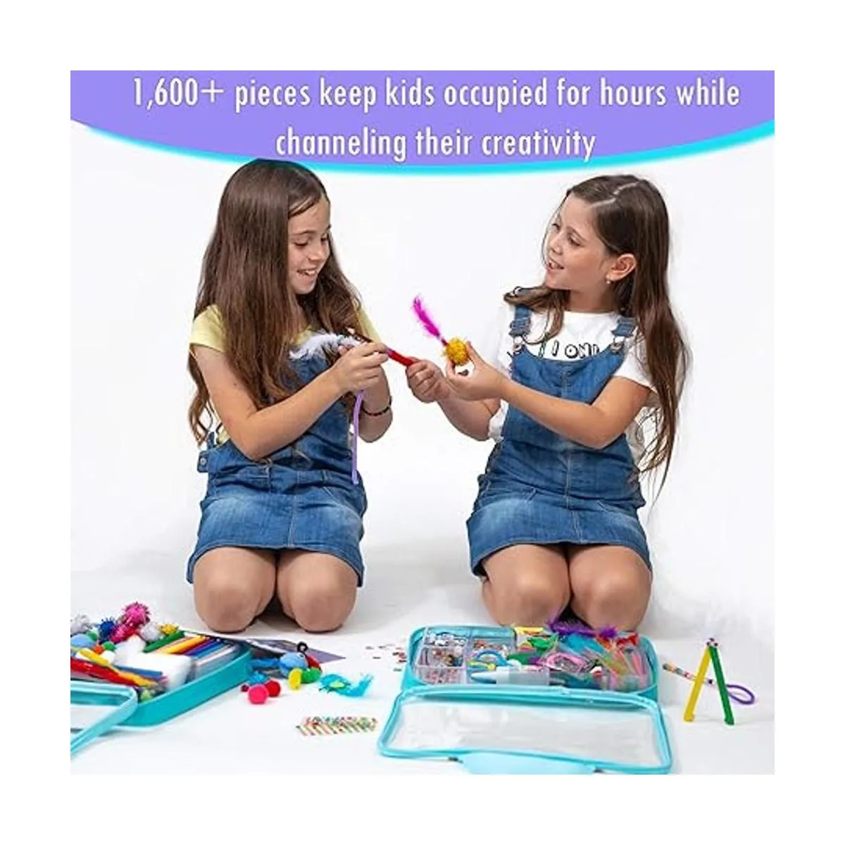 Juego de 1600 fundas de arte gigantes para niños de 6 años_5