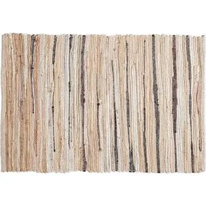 Alfombra de trapo 100 algodón 3 x 5 pies multicolor_5