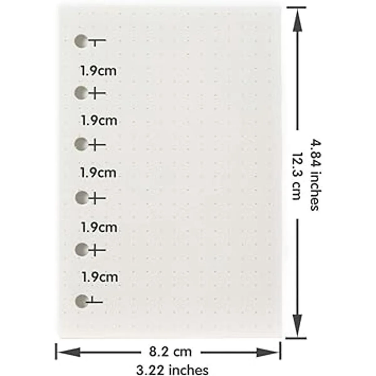 Moterm A7Pocket Planner Insert paquete de 4 carpetas de_3