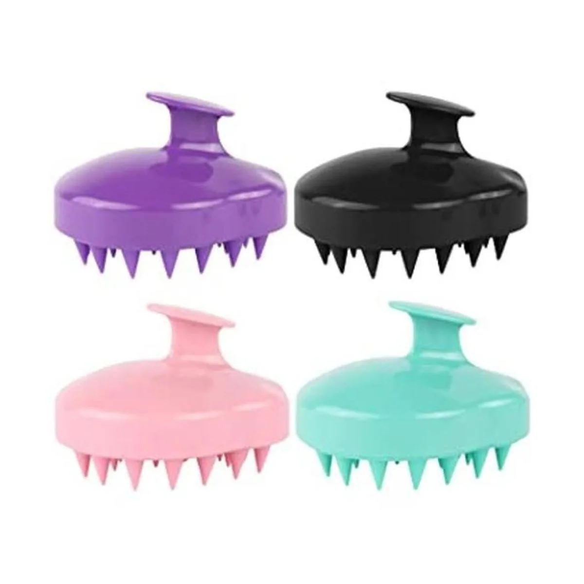 4 piezas de silicona para el cuero cabelludo cepillo para_1