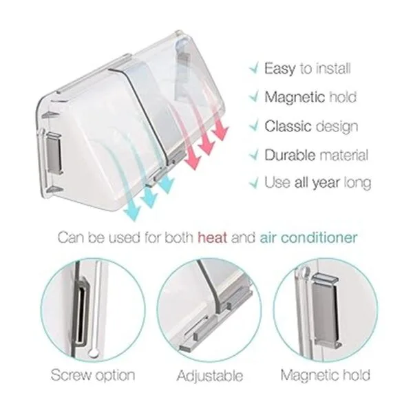 Home Intuition Deflector magnético ajustable de calor y_4