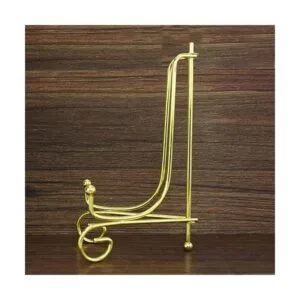 Artliving Paquete de 4 soportes de exhibición de hierro de