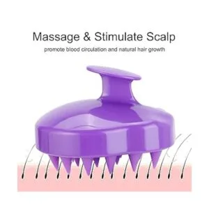 4 piezas de silicona para el cuero cabelludo cepillo para_3