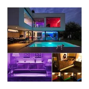 Tira de luces LED RGB de 3M de 10 pies IP65 impermeable_2