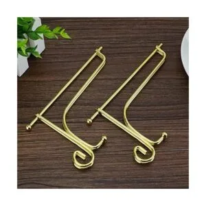 Artliving Paquete de 4 soportes de exhibición de hierro de