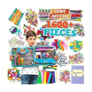 Juego de 1600 fundas de arte gigantes para niños de 6 años_2