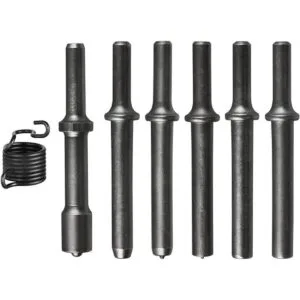 Juego de 7 brocas para martillo neumático 0.401 vástago de
