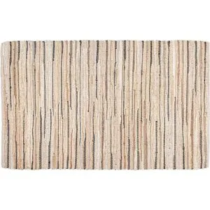 Alfombra de trapo 100 algodón 3 x 5 pies multicolor_1