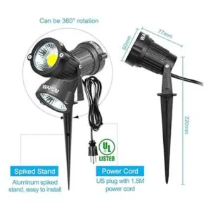 Foco LED de paisaje al aire libre focos de jardín_2