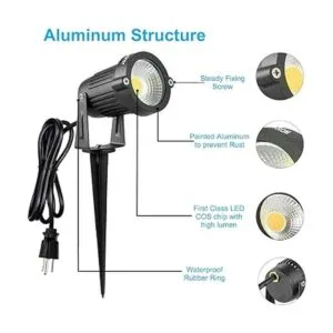 Foco LED de paisaje al aire libre focos de jardín_3