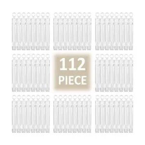 Paquete de 112 mini varita de burbujas de boda estilo_4