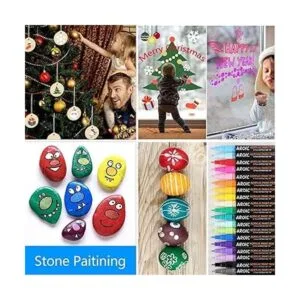 AROIC Paquete de 36 marcadores de pintura acrílica