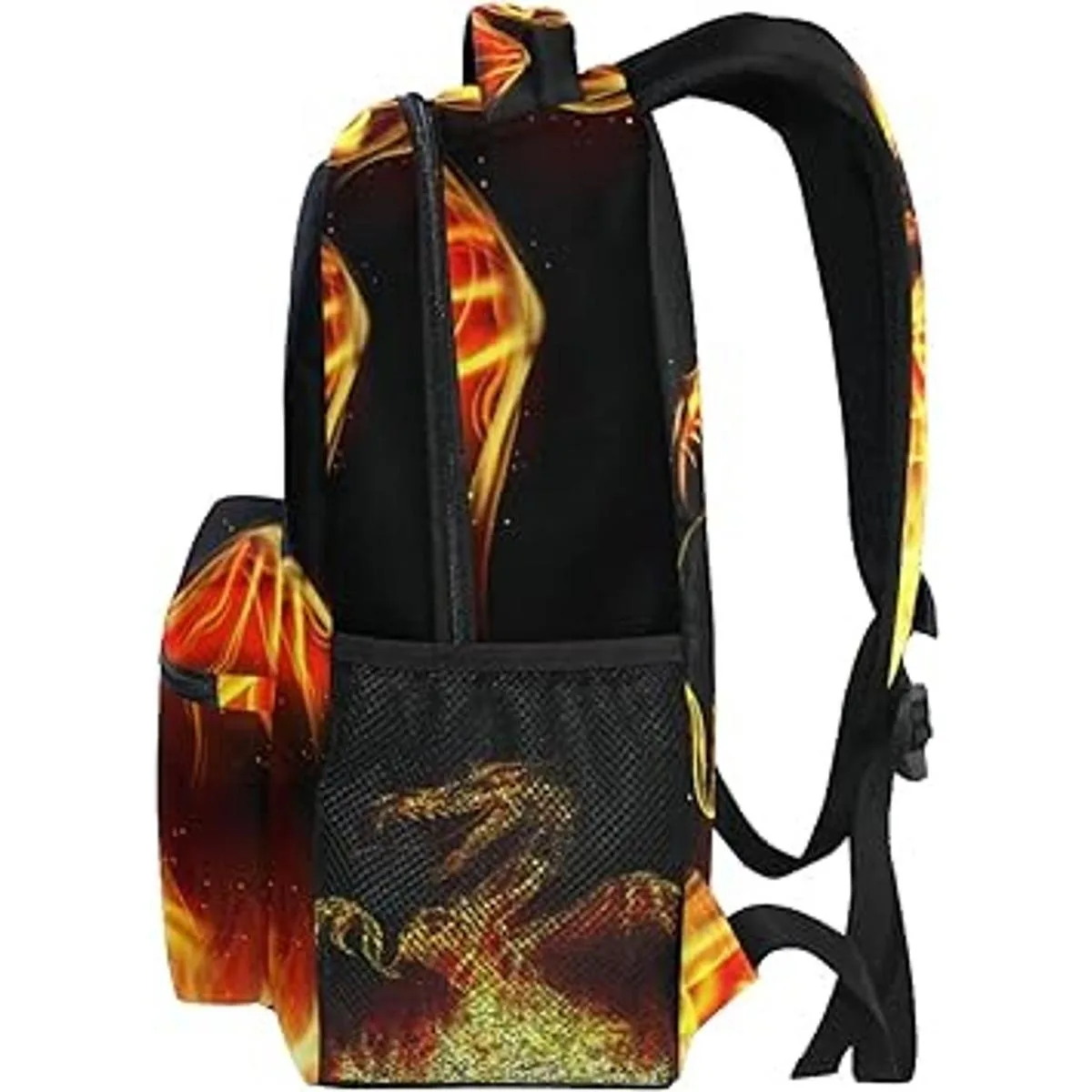 Mochila escolar Dragon Fire para niños niñas