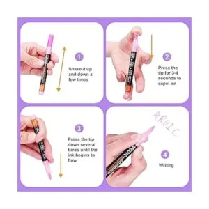 AROIC Paquete de 36 marcadores de pintura acrílica