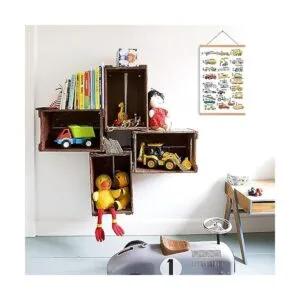 Póster magnético de madera natural con marco para colgar_2