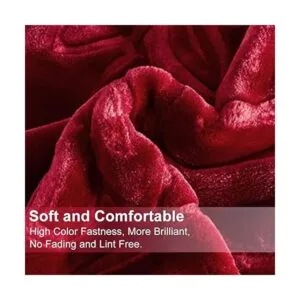 JML Manta de vellón tamaño King manta de visón coreano