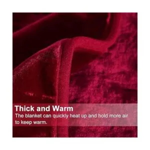 JML Manta de vellón tamaño King manta de visón coreano