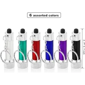 30 piezas mini linterna LED llavero portátil de 5