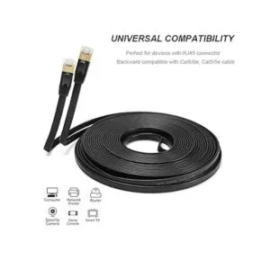 Cable Ethernet Cat 7 de 75 pies de alta velocidad cable_3