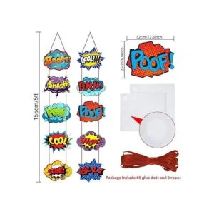 Letrero de acción de héroe grande recortes suministros_2