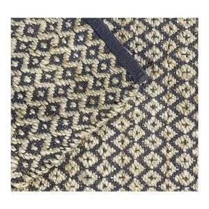 Alfombra de algodón de yute de diamantes de 2 x 3 pies_5