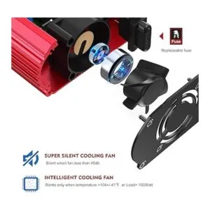 Inversor de corriente de onda sinusoidal pura de 300_4