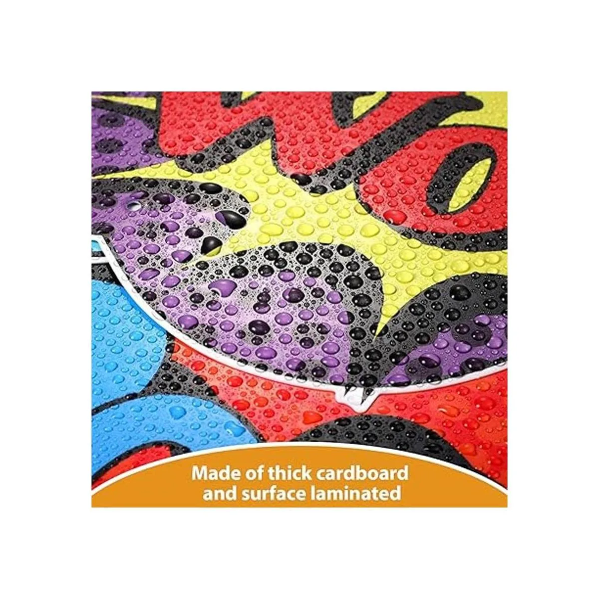 Letrero de acción de héroe grande recortes suministros_5