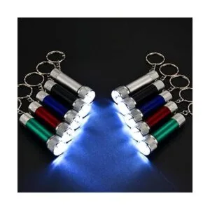 30 piezas mini linterna LED llavero portátil de 5