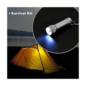 30 piezas mini linterna LED llavero portátil de 5
