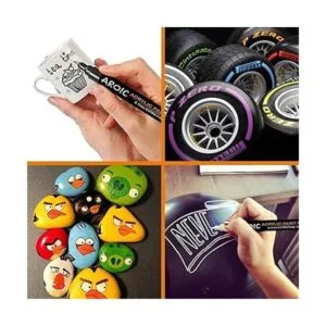 AROIC Paquete de 36 marcadores de pintura acrílica