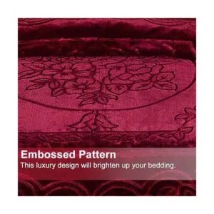 JML Manta de vellón tamaño King manta de visón coreano