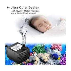 2 piezas de mini bomba de agua sumergible 95 GPH 5 W_2