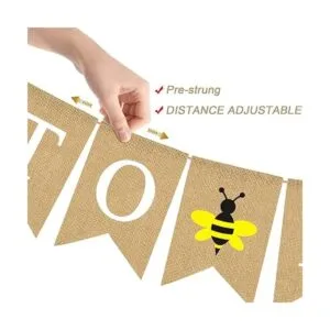 Rainlemon Yute Arpillera Mamá a Ser Banner Bumble Bee_3