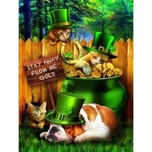 SUNSOUT INC Stealin Me Gold 300 pc Jigsaw Puzzle_1