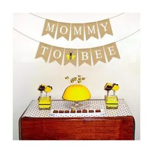 Rainlemon Yute Arpillera Mamá a Ser Banner Bumble Bee_5