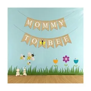 Rainlemon Yute Arpillera Mamá a Ser Banner Bumble Bee_4