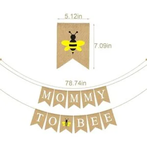 Rainlemon Yute Arpillera Mamá a Ser Banner Bumble Bee_2