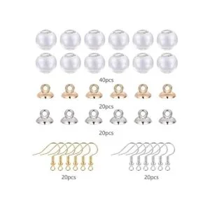 SUNNYCLUE 1 caja de 40 piezas de 0.551 in mini botella de