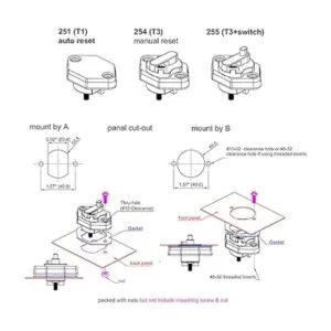 RKURCK Inversor de fusible de reinicio manual de 12 V32 V_6