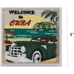 Parche bordado para planchar diseño retro_2