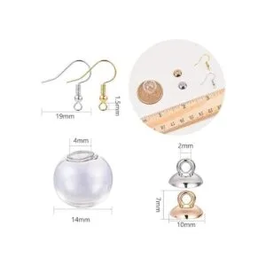 SUNNYCLUE 1 caja de 40 piezas de 0.551 in mini botella de